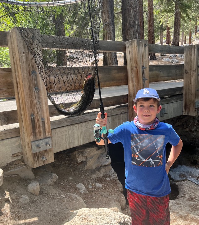 Jaxon & his fish- Cabin 2022